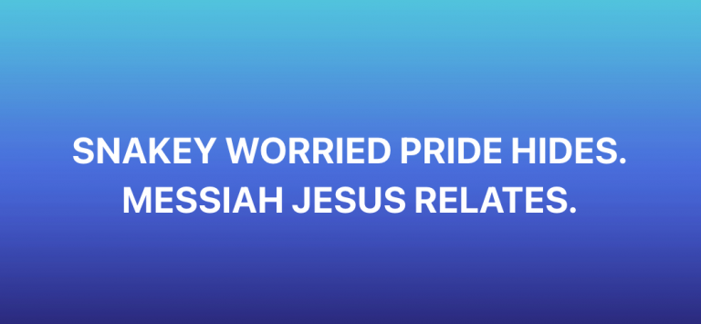 JOB 41 LEVIATHAN BIBLE STUDY “THE SPIRIT OF HIDING PRIDE”